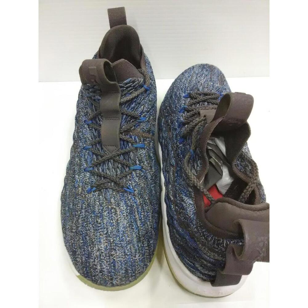 Nike LeBron 15 Low Shoes Mens Size 10.5 Blue Black Basketball Air Max AO1755 - Picture 4 of 11